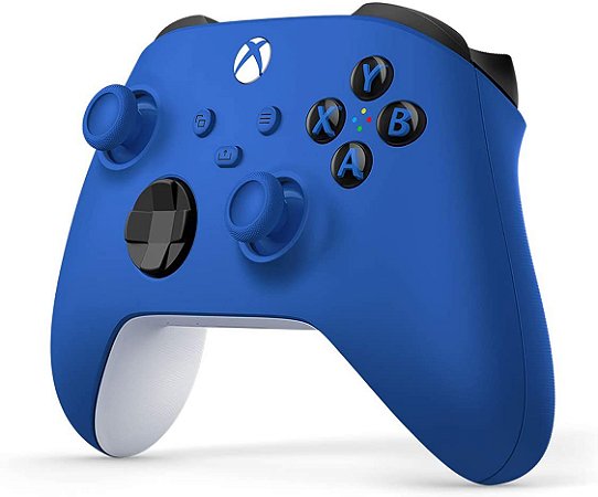 Controle Sem Fio Xbox Shock Blue - Xbox One - Series S/X