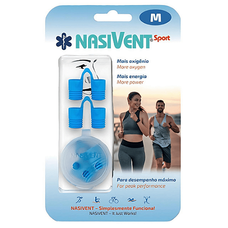 Dilatador Nasal Nasivent® Sport (azul) - Tamanho M