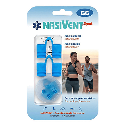 Dilatador Nasal Nasivent® Sport (azul) - Tamanho GG (XL)