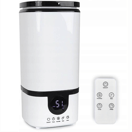 Umidificador de Ar Ultrassônico 4,5L - Aromaterapia, Branco