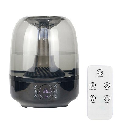 Umidificador de Ar Ultrassônico 4L Aromaterapia Contr Remoto