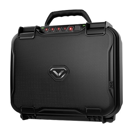 Vaultek LifePod XRBi Maleta com teclado eletrônico- Cofre Eletrônico de Viagem, Resistente a Água - Preto