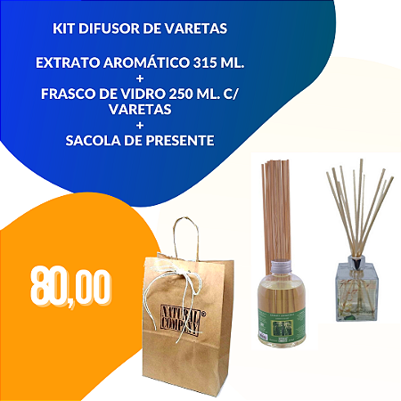 Kit Difusor de Varetas Paris - Bamboo Blend
