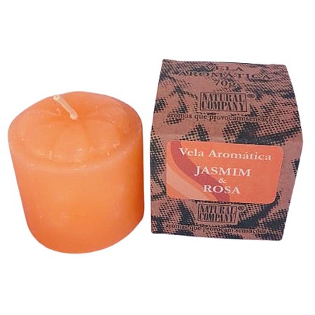 Vela Aromática Jasmim & Rosa 70g.