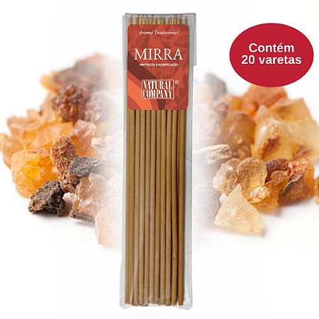 Incenso Natural Mirra Refil - 20 Varetas