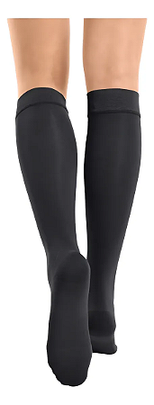Meia Medi Duomed Smooth, 23-32 mmHg, 3/4, cor: Preto