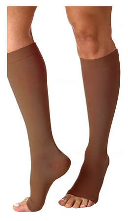 Meia Sigvaris Select Comfort 20-30 mmHg 3/4 Cor: Chocolate