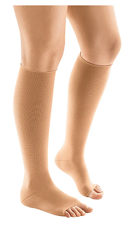 Meia Venosan Flat Strong, 30-40 mmHg, Malha Plana, 3/4 Panturrilha