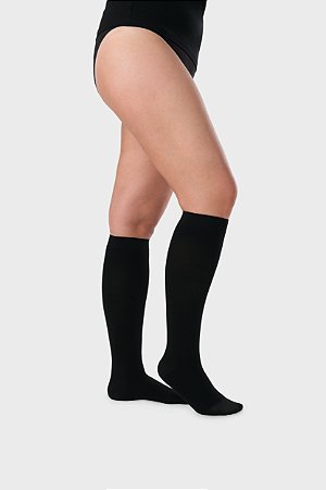 Meia Juzo Adventure, 20-30 mmHg, 3/4, Preto