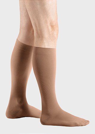 Meia Juzo Adventure, 20-30mmHg, 3/4, Bege Escuro