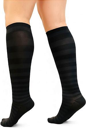 Meia Sigvaris Hobby 15-20 mmHg, 3/4 Panturrilha - Grafite