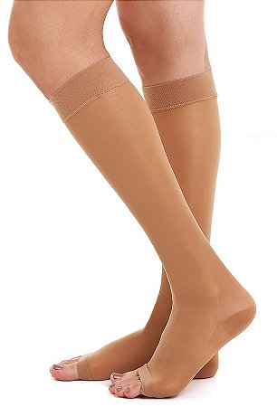 Meia Medi 20-30 mmHg Sheer Soft 3/4 Cor: Natural