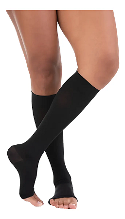 Meia Venosan 4000 Ultraline, 20-30 mmHg, 3/4 Panturrilha - Preto