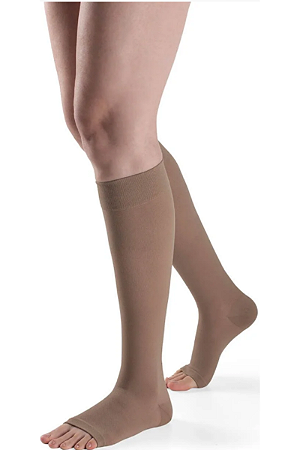 Meia Sigvaris Basic 20-30 mmHg, 3/4 Cor: Bege