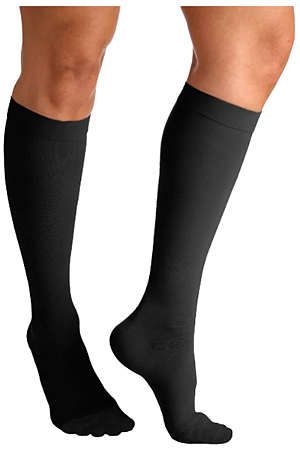 Meia Sigvaris Select Comfort, 30-40 mmHg, 3/4 Cor: Preto
