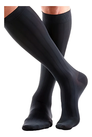 Meia Medi For Men, 20-30 mmHg, 3/4 Panturrilha - Preto