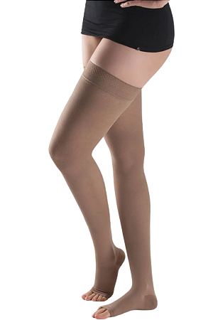 Meia Sigvaris Basic 20-30 mmHg, 7/8 Cor: Bege