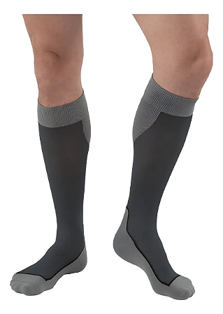 Meia Jobst Esportiva 20-30 mmHg - Cinza Escuro