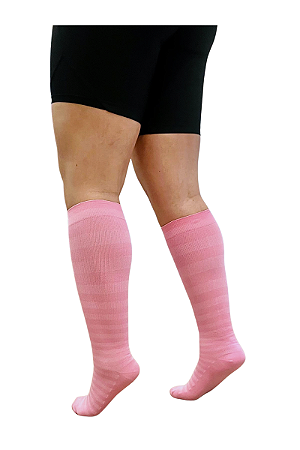 Meia Sigvaris Hobby 15-20 mmHg, 3/4 Cor: Rosa