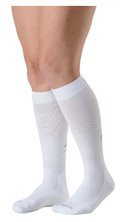 Meia Esportiva Sigvaris UP25, 20-30 mmHg Branco
