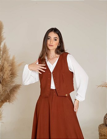 Conjunto Guaíba Marrom - Valentina Sirrah