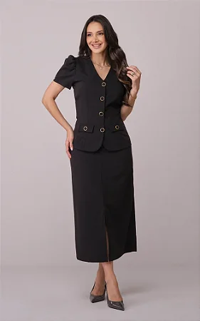 Conjunto Midi com Fenda Frontal Celma - Tata Martello