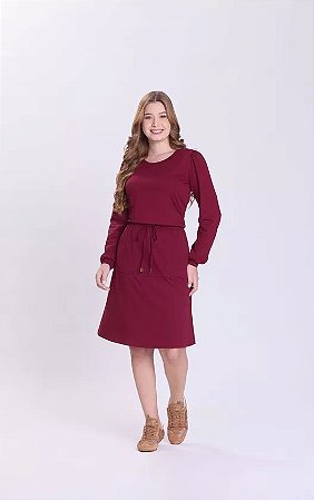 Vestido em Malha Algodão Dara - Hapuk
