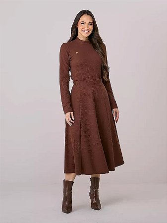 Conjunto Midi Gleise Marrom - Tata Martello