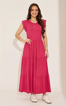 Vestido Longo na Malha Comfy Brenda Rosa - Tata Martello