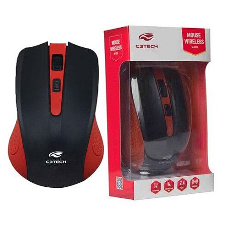 MOUSE WIRELESS M-W20RD VERM C3T - P