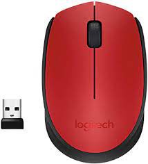 MOUSE WIRELESS M170 VERMELHO LOGITECH