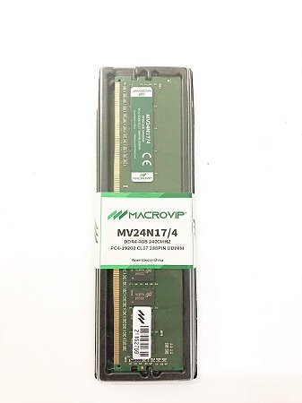 MEMORIA DDR4 4GB 2400MHZ MACROVIP