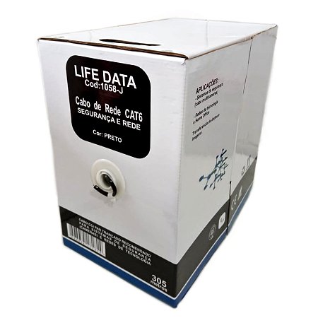 CABO REDE CAT6 LIFE DATA - P1