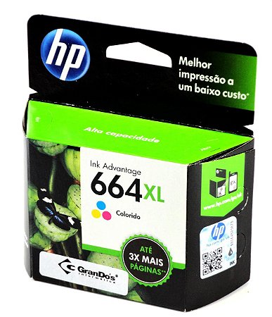 CARTUCHO 664XL COLOR HP