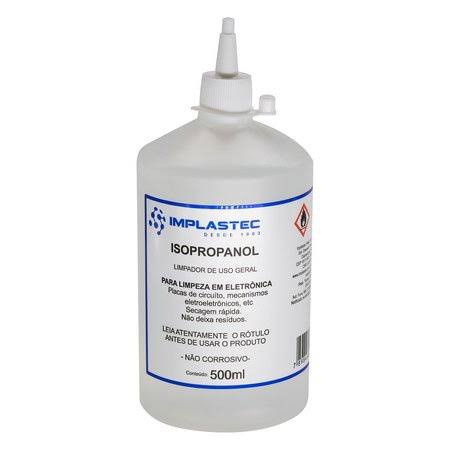 ALCOOL ISOPROPANOL 500ML IMPLASTEC - P