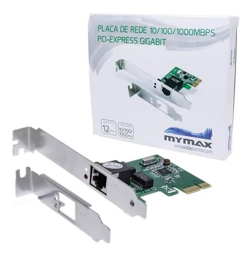 PLACA REDE PCI-E 100/1000MBPS MYMAX