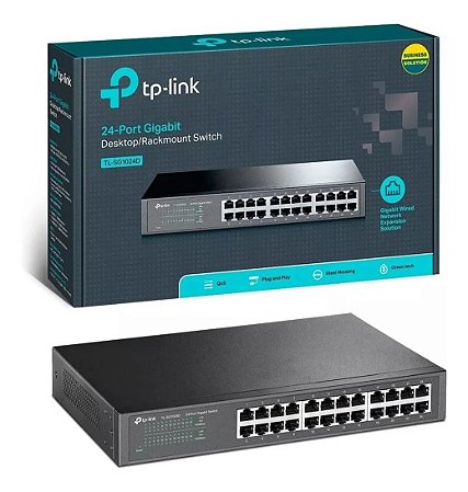 SWITCH 24P 10/100/1000 TP-LINK TL-SG1024D - P