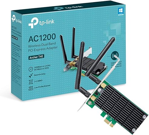PLACA PCI-E WIRELESS ARCHER T4E AC1200 - TP-LINK
