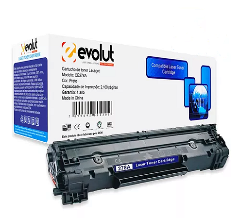 TONER COMPATIVEL HP CF 278A 2,1K - EVOLUT