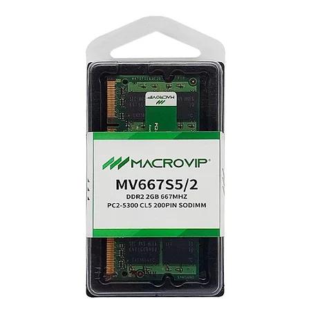MEMORIA NOTE DDR2 2GB 667MHZ - MACROVIP