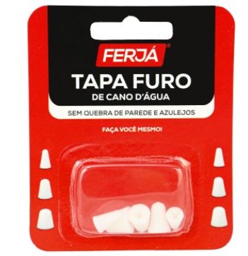 TAPA FURO TUBO MARROM/CPVC 5PCS