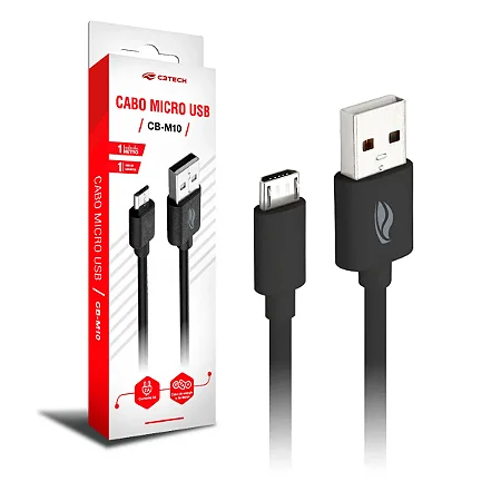 CABO DADOS V8 1M CB-M10BK C3TECH - P