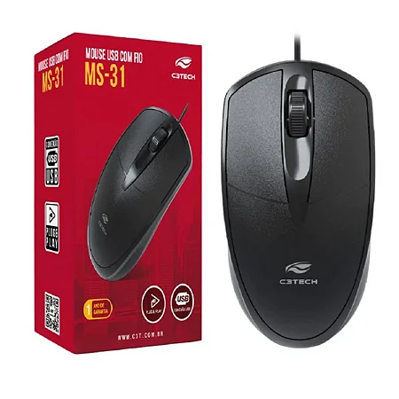 MOUSE USB BASICO MS-31 - C3TECH - P2