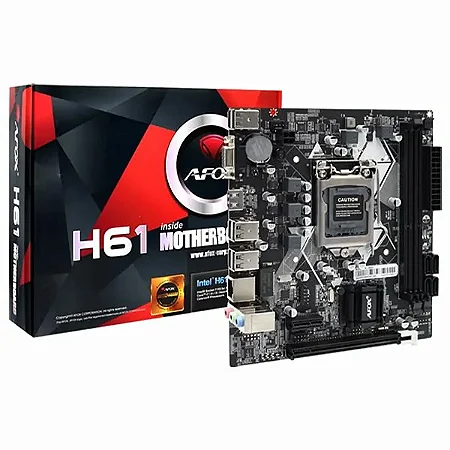 PLACA MAE 1155 AFOX IH61-MA5-V6 DDR3 - P1