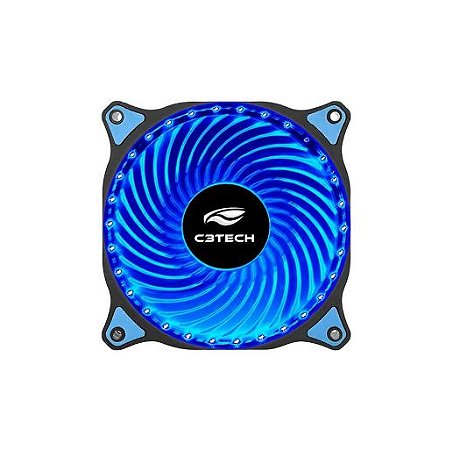 COOLER FAN P/ GABINETE 120MM F7-L130 LED AZUL C3T