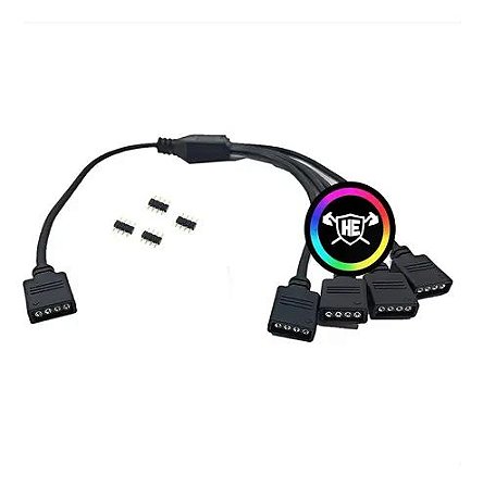 CABO MOLEX RGB 12V 4 PINOS 4X SAIDAS CM-124 DEX