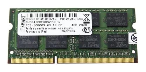 SN - MEMORIA NOTE DDR3 2GB 1333 MHZ SMART - P