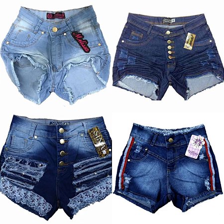 shorts jeans no brás