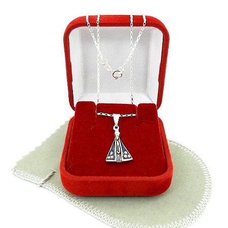 Corrente Feminina 40/45cm N S Aparecida Folheada Prata CR835