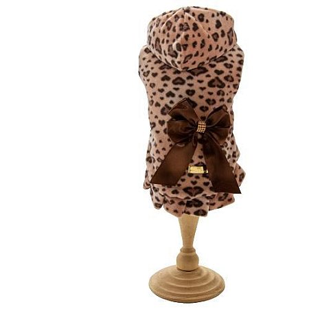 Casaco Para Cachorro Soft Animal Print